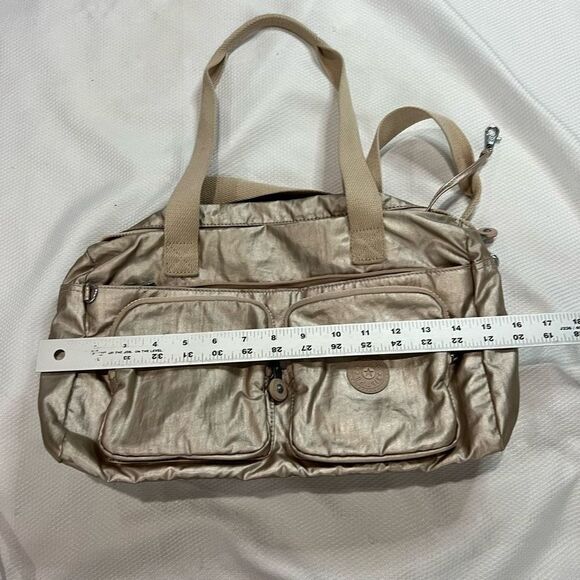 Kipling Cyrene Sparkly Gold Bag - Picture 7 of 7